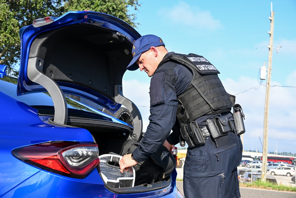 U.S. Coast Guard, partner agencies conduct Multi-Agency Strike Force Operation at Blount Island Marine Terminal