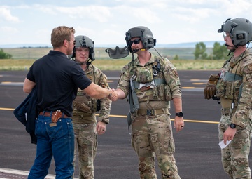 Malmstrom welcomes Senator Sheehy for first official visit
