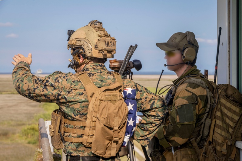 2nd ANGLICO &amp; NATO Allies Conduct Close Air Support Training During Burmese Chase 25