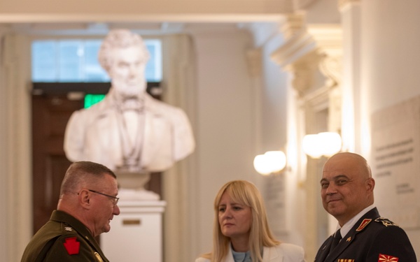 Vermont National Guard meet with Governor and Delegation from North Macedonia