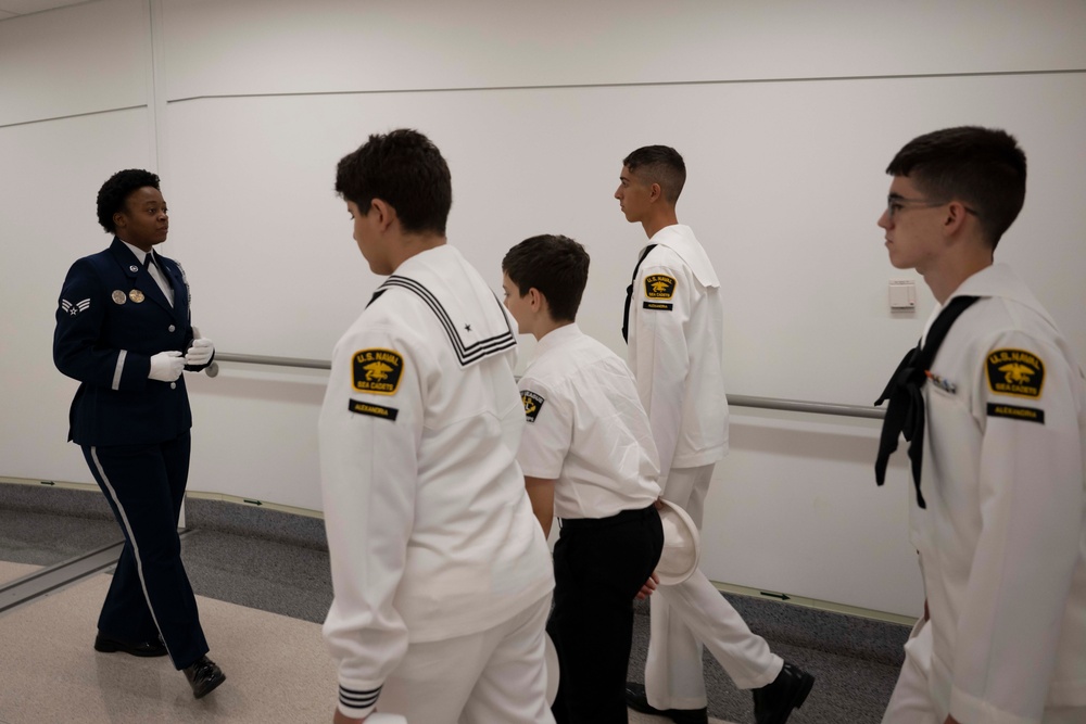 U.S. Naval Sea Cadets Tour Pentagon