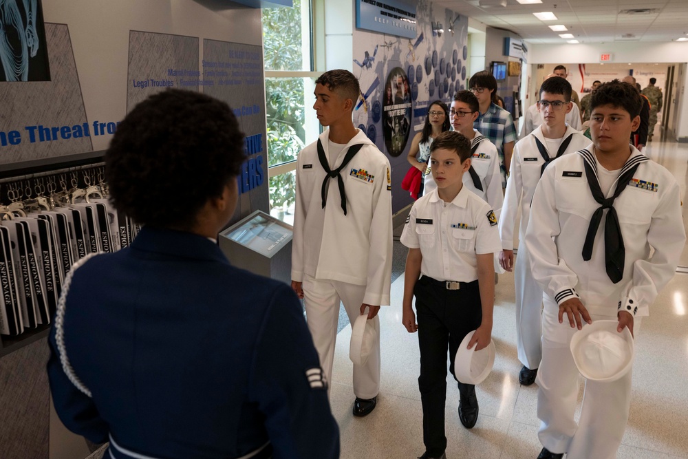 U.S. Naval Sea Cadets Tour Pentagon