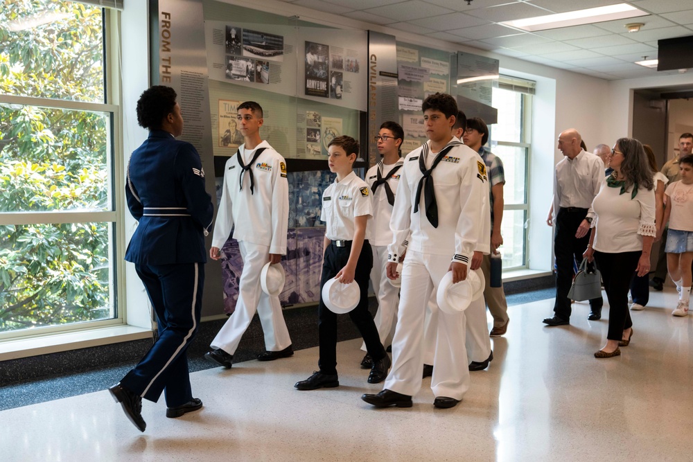 U.S. Naval Sea Cadets Tour Pentagon