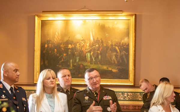 Vermont National Guard meet with Governor and Delegation from North Macedonia