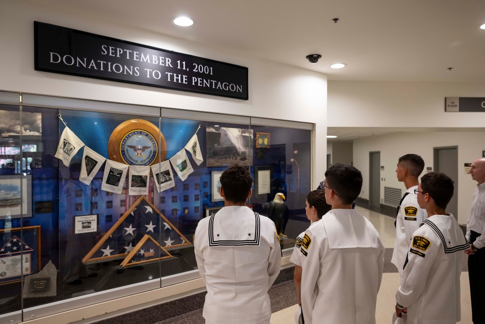 U.S. Naval Sea Cadets Tour Pentagon