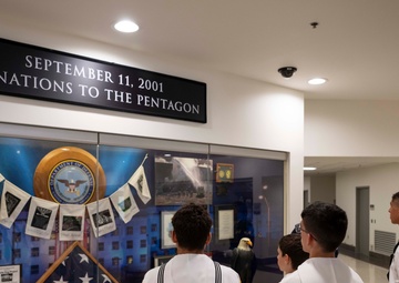 U.S. Naval Sea Cadets Tour Pentagon