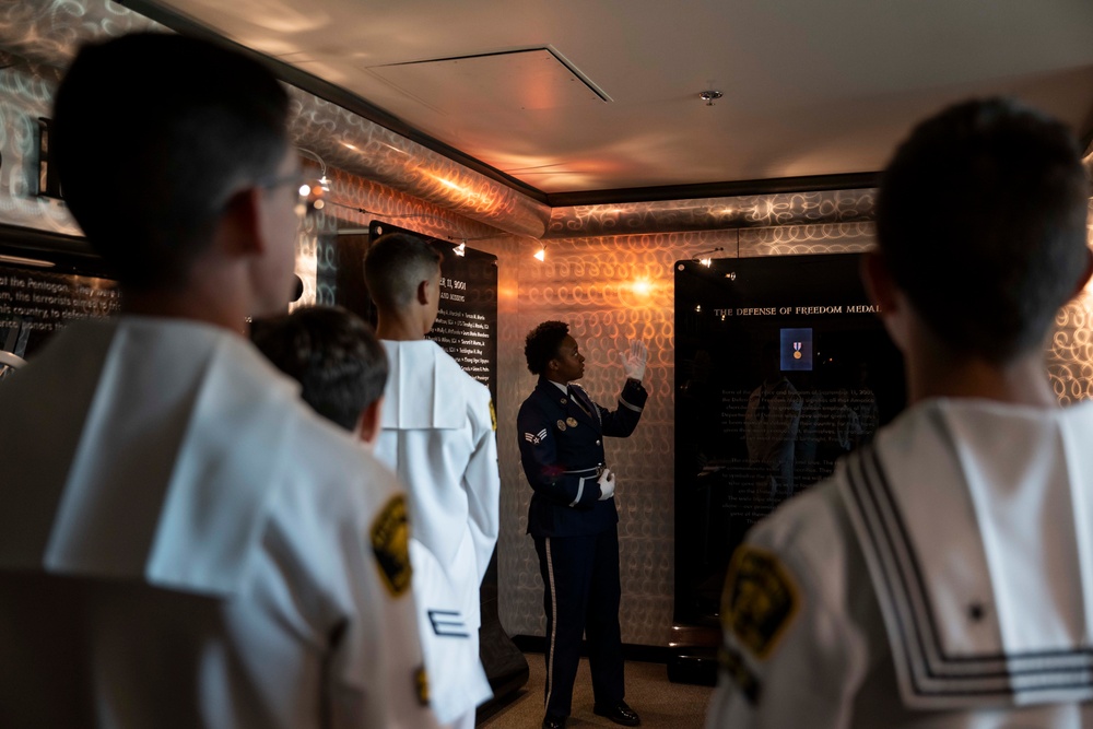 U.S. Naval Sea Cadets Tour Pentagon