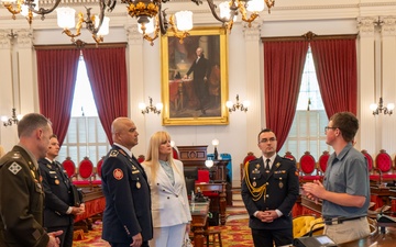 Vermont National Guard meet with Governor and Delegation from North Macedonia
