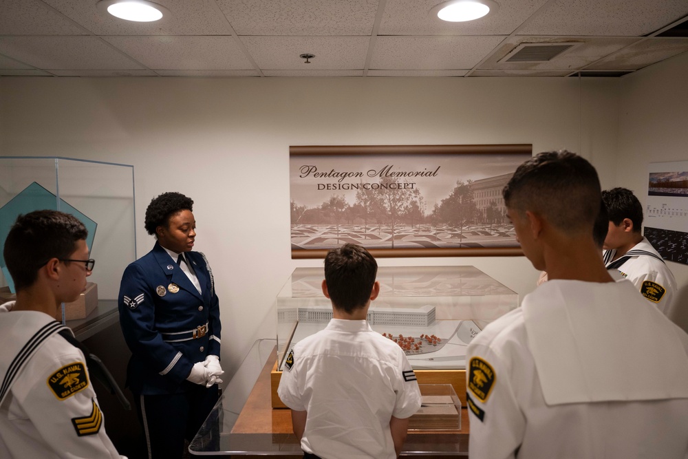 U.S. Naval Sea Cadets Tour Pentagon
