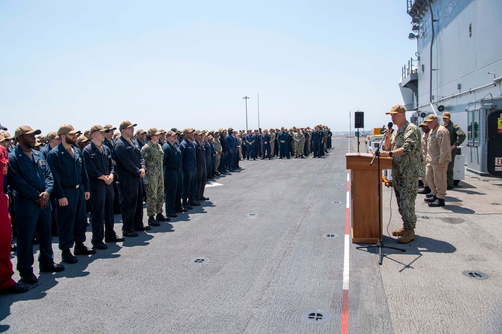 SWOBOSS Visits USS Boxer, USS CNSGSW