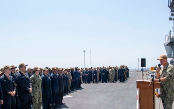 SWOBOSS Visits USS Boxer, USS CNSGSW