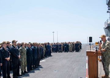 SWOBOSS Visits USS Boxer, USS CNSGSW