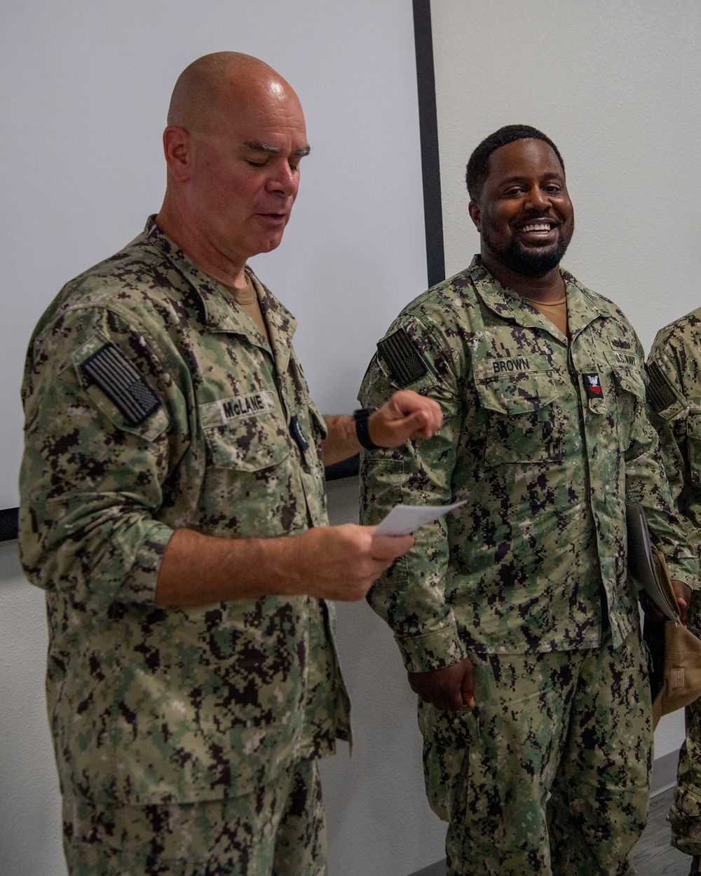 SWOBOSS Visits CNSGSW, USS Boxer