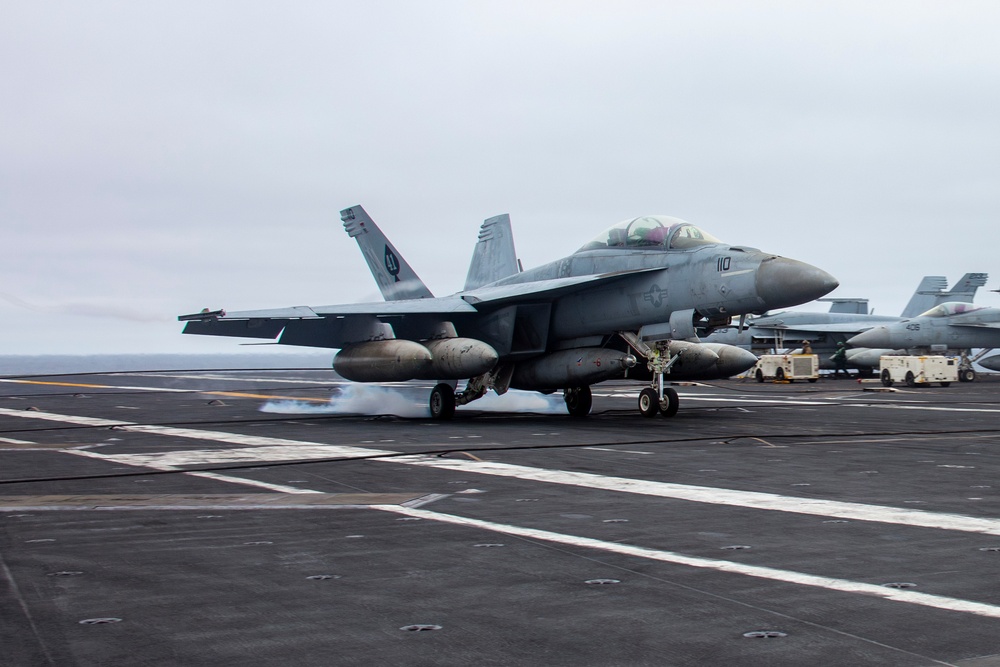 Abraham Lincoln conducts flight operations