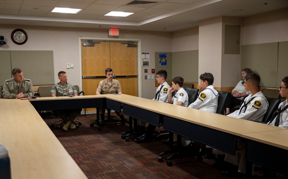 U.S. Naval Sea Cadets Tour Pentagon