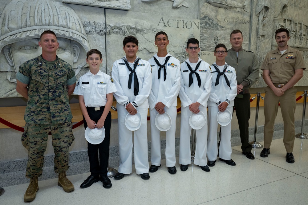 U.S. Naval Sea Cadets Tour Pentagon