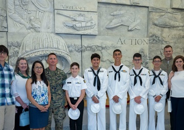 U.S. Naval Sea Cadets Tour Pentagon