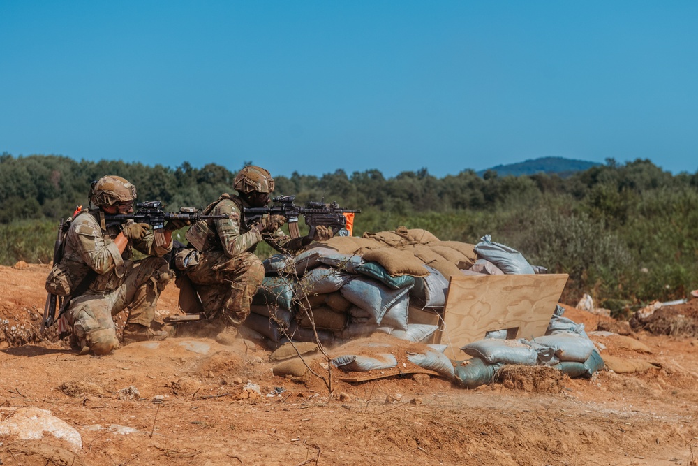 173rd Conducts Platoon Live Fire Exercise in Croatia