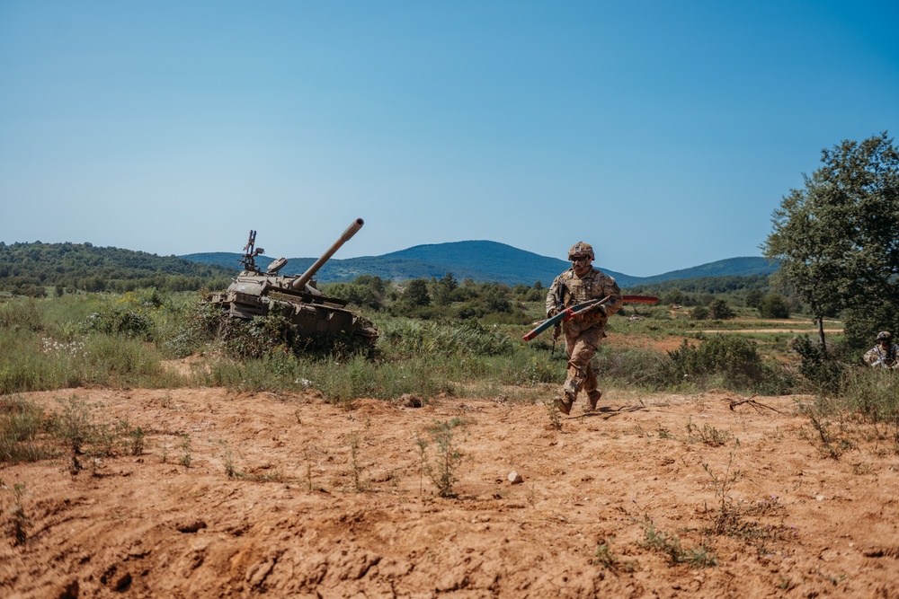173rd Conducts Platoon Live Fire Exercise in Croatia