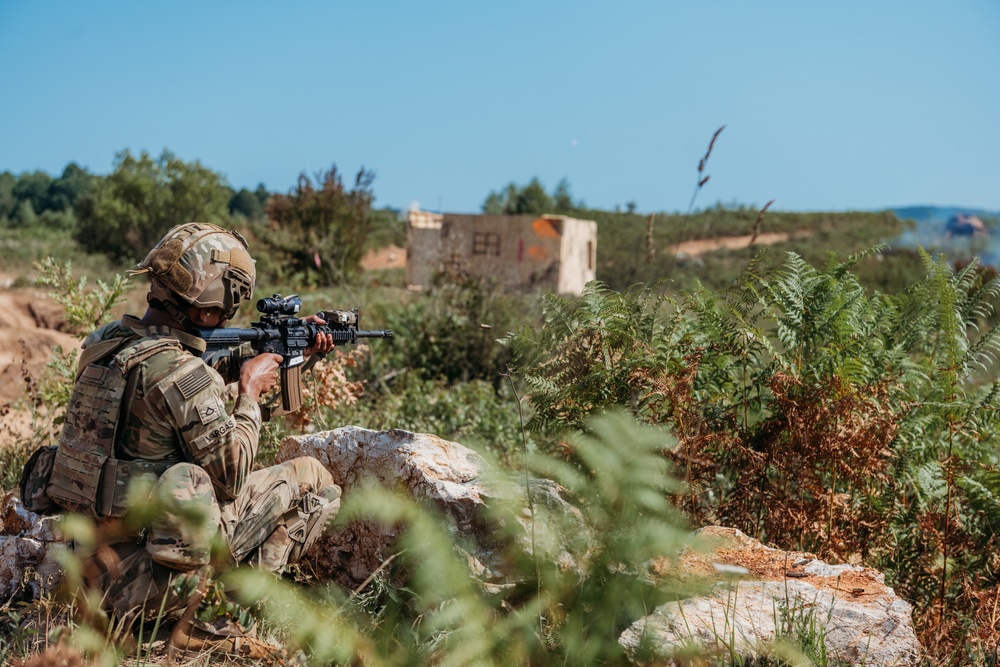 173rd Conducts Platoon Live Fire Exercise in Croatia