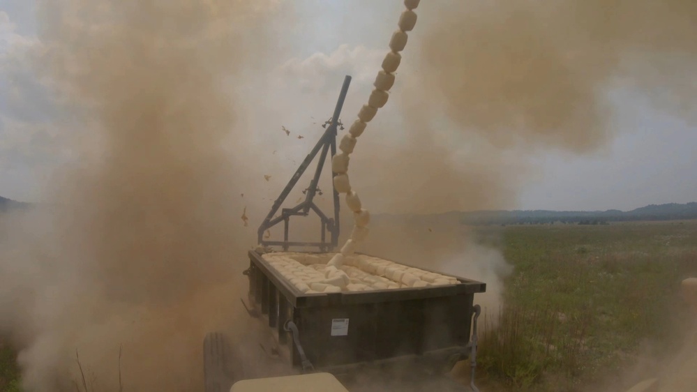 Combat engineers conduct 2,000-pound mine clearing line charge op at Fort McCoy