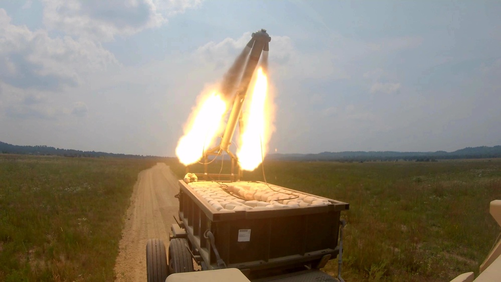 Combat engineers conduct 2,000-pound mine clearing line charge op at Fort McCoy