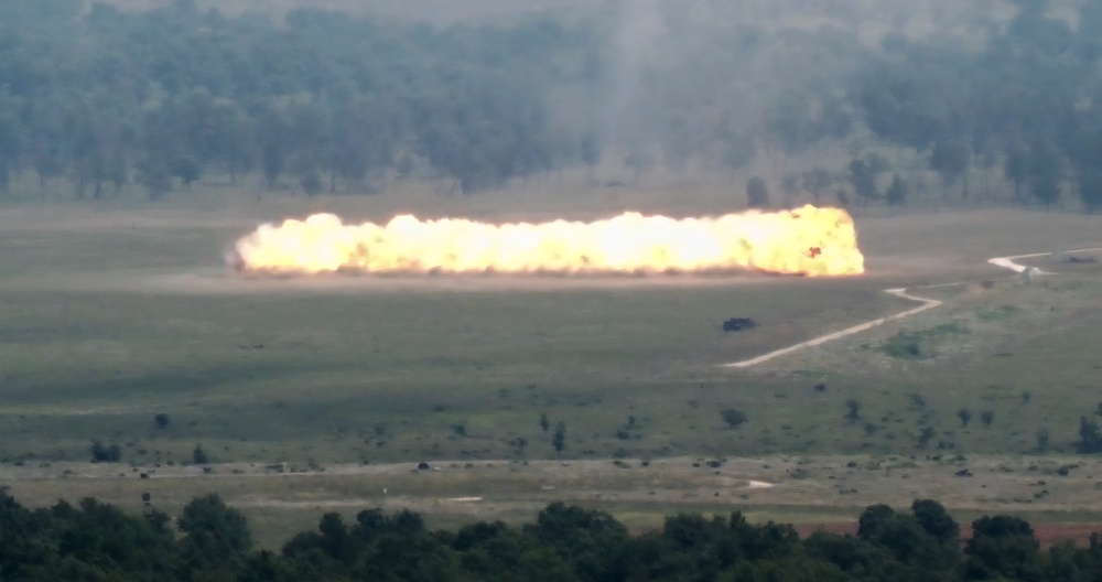 Combat engineers conduct 2,000-pound mine clearing line charge op at Fort McCoy