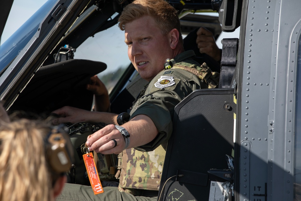 AKANG 210th RQS launches HH-60 Jolly Green II for novel flight from JBER