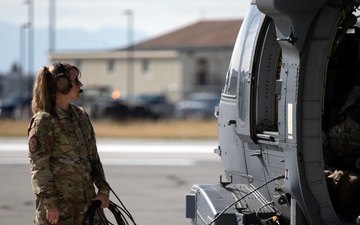 AKANG 210th RQS launches HH-60 Jolly Green II for novel flight from JBER