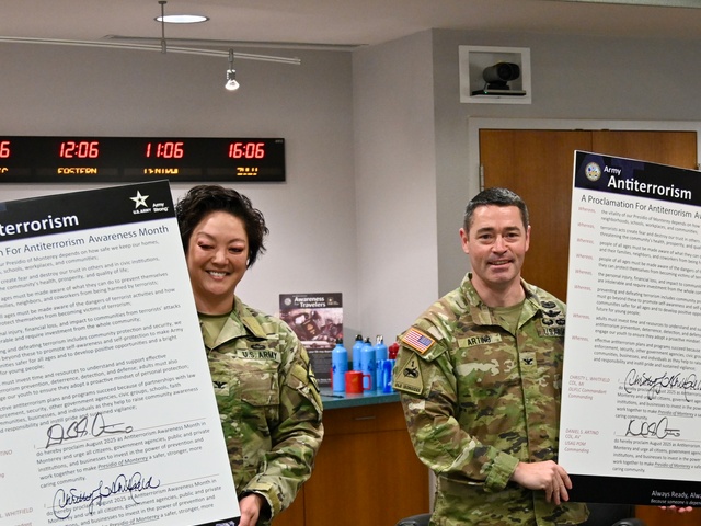 Presidio of Monterey launches Antiterrorism Awareness Month