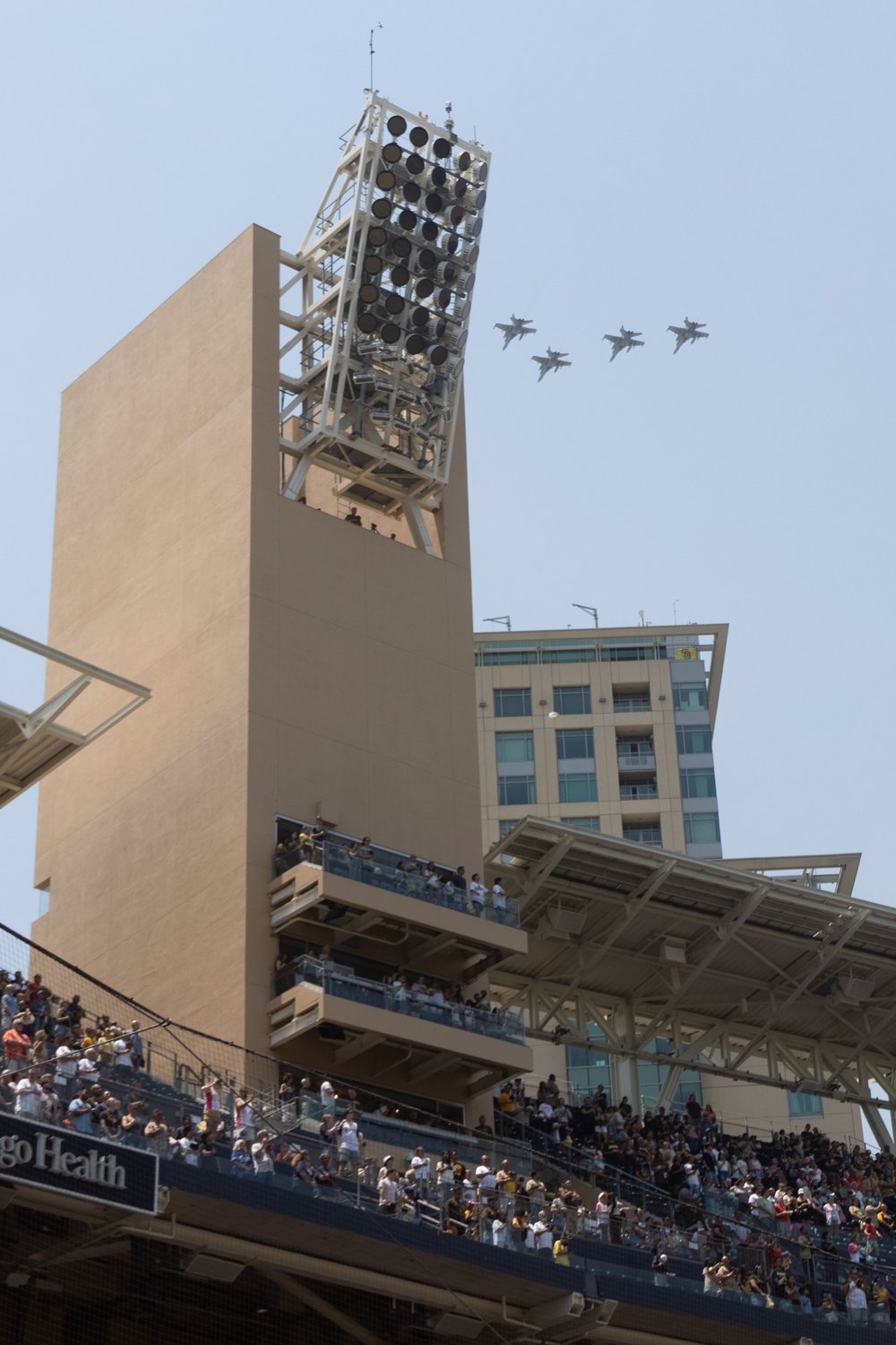 VMFA-323 Flyover during San Diego Padres Salute to Service