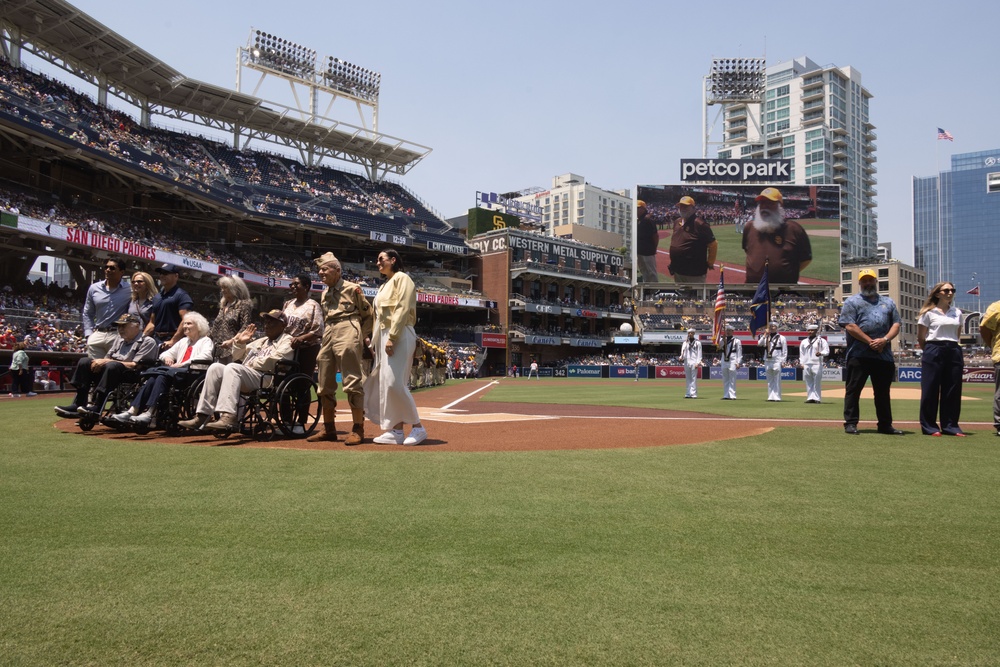 VMFA-323 Flyover during San Diego Padres Salute to Service