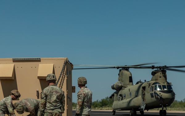 101st Division Sustainment Brigade completes elevator drill for southern border mission