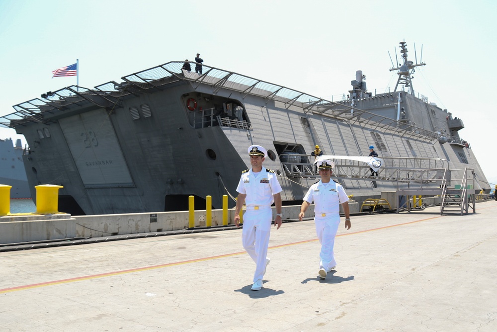 USS Savannah (LCS 28) Returns To Homeport