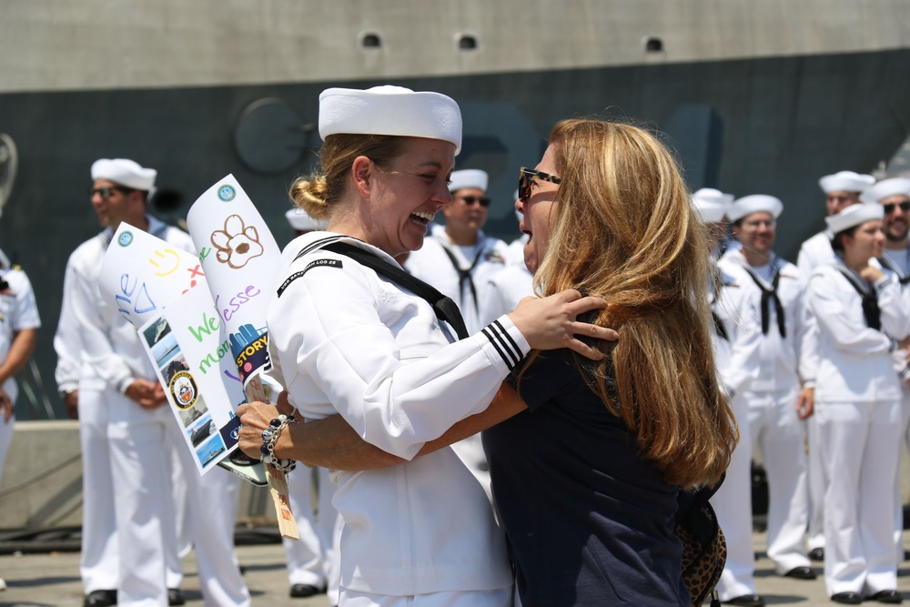 USS Savannah (LCS 28) Returns To Homeport