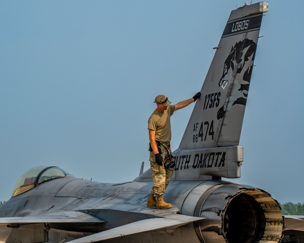 114th FW F-16s forge joint capability and readiness at Northern Strike 25-2