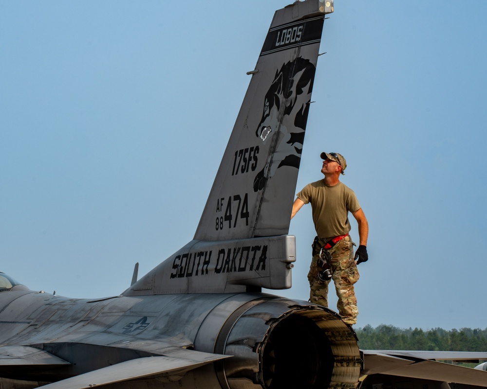 114th FW F-16s forge joint capability and readiness at Northern Strike 25-2