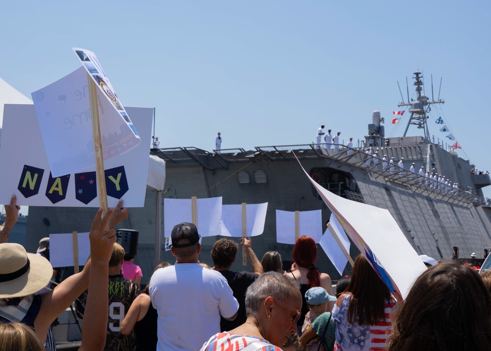 USS Savannah (LCS 28) Returns To Homeport