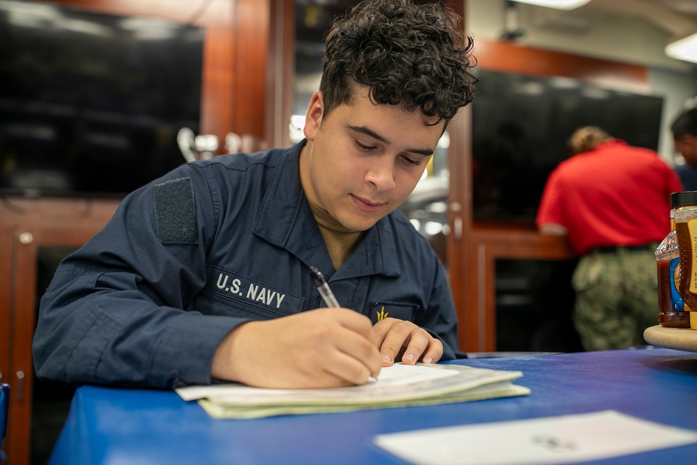 Tripoli Sailors Conduct Zone Inspections