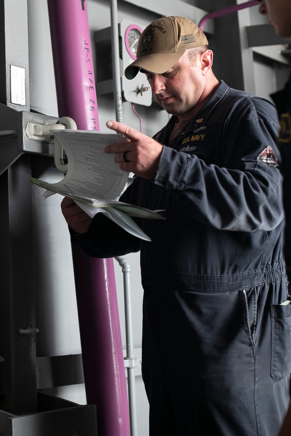 Tripoli Sailors Conduct Zone Inspections