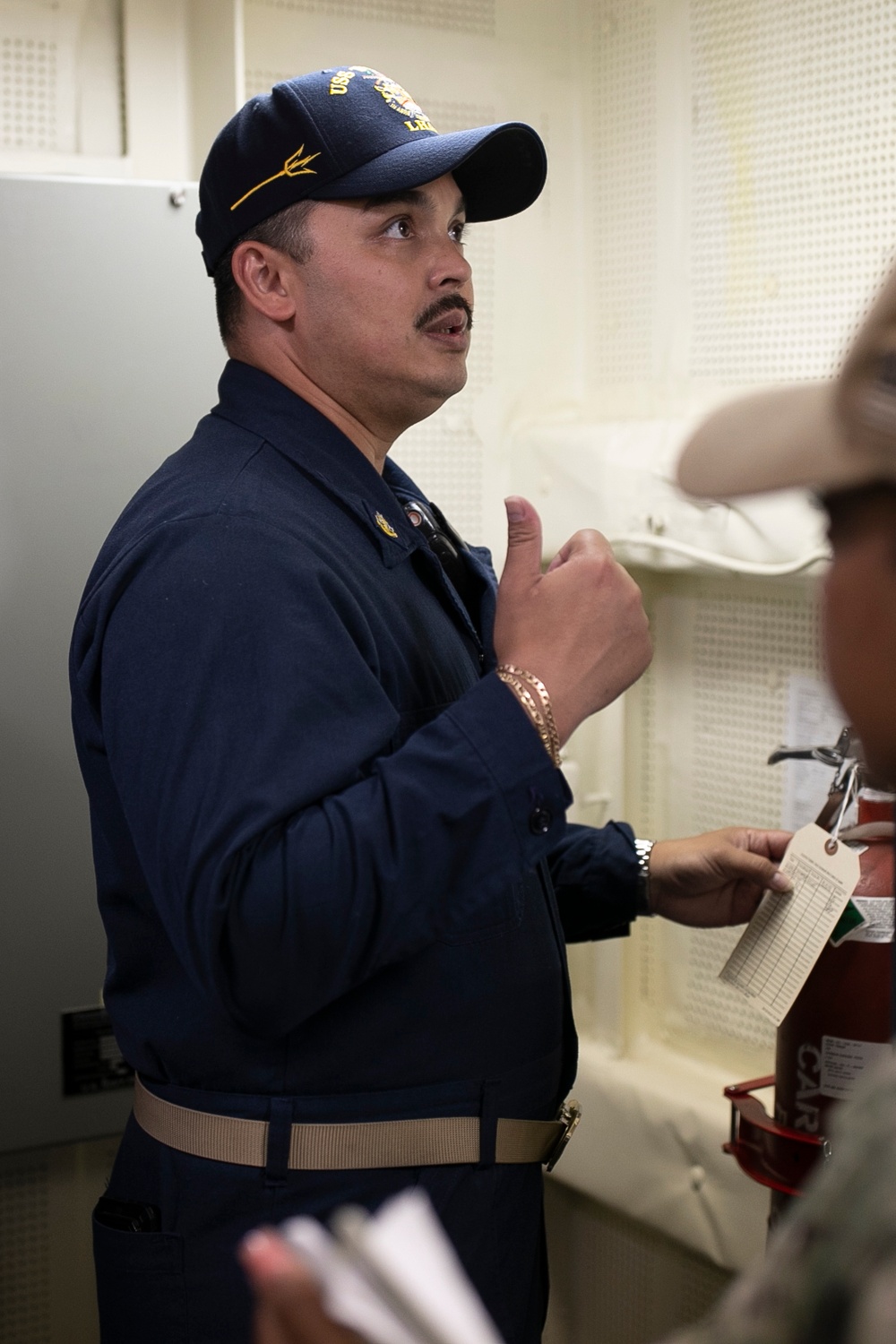 Tripoli Sailors Conduct Zone Inspections