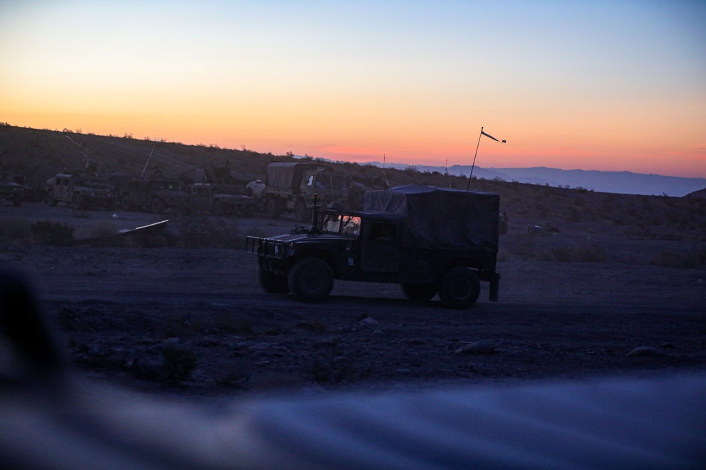 FLARNG Soldiers conduct live-fire training at NTC