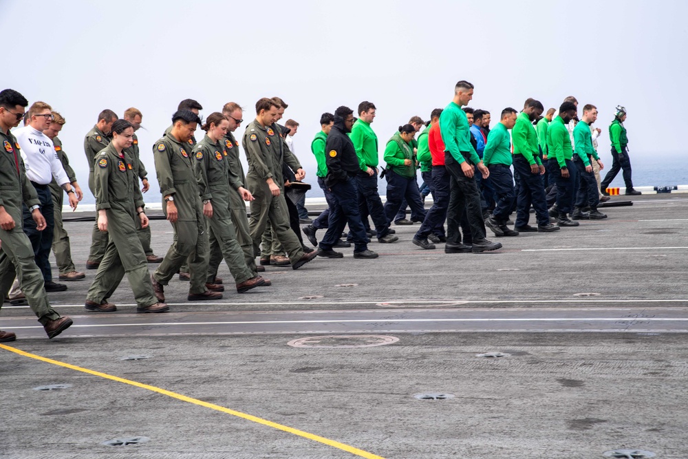 USS Theodore Roosevelt FOD Walkdown