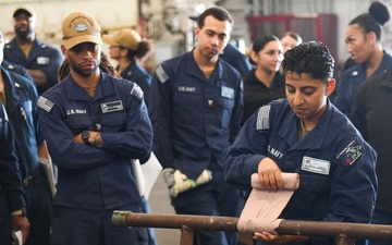 USS Theodore Roosevelt Damage Control Training