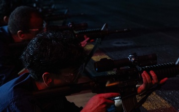 USS America (LHA 6) Sailors Conduct M4 Qualification Shoot