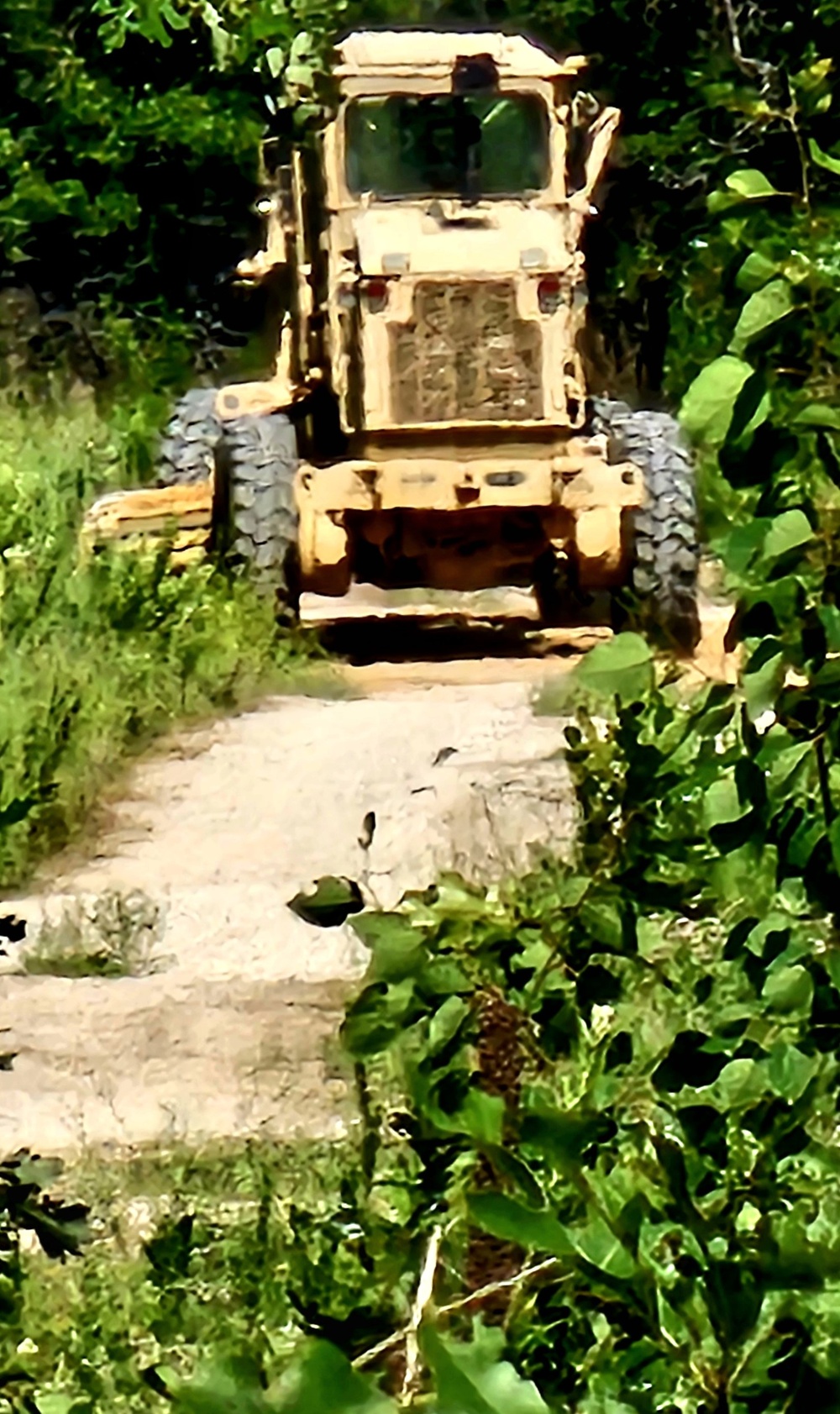 Soldiers from multiple engineer units associated with Army Reserve’s 389th Engineer Battalion train at McCoy in July 2025