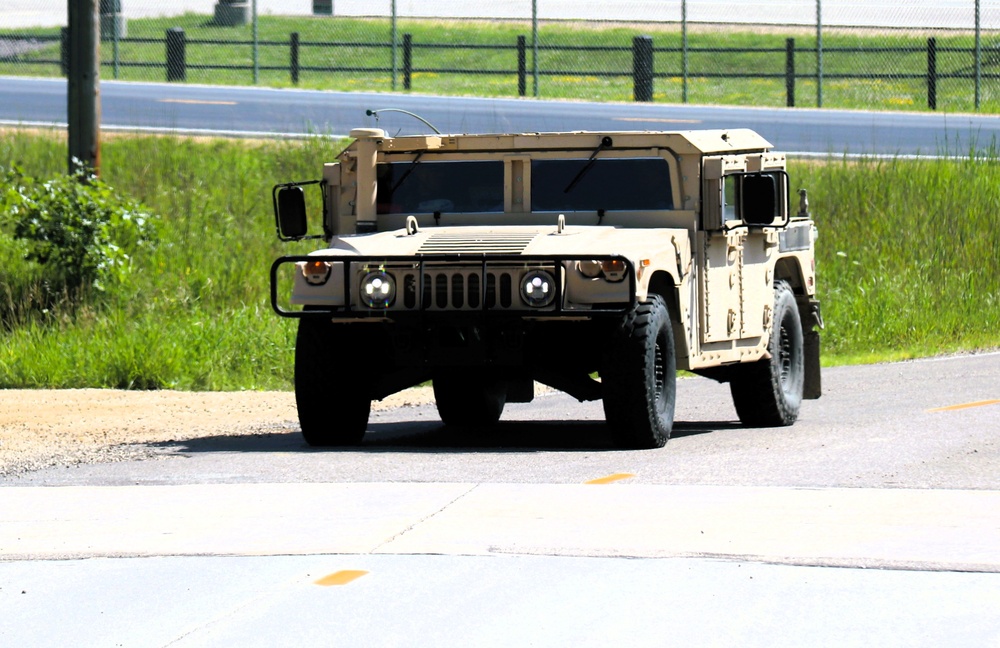 Soldiers from multiple engineer units associated with Army Reserve’s 389th Engineer Battalion train at McCoy in July 2025