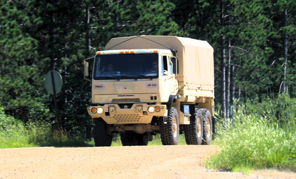 Soldiers from multiple engineer units associated with Army Reserve’s 389th Engineer Battalion train at McCoy in July 2025
