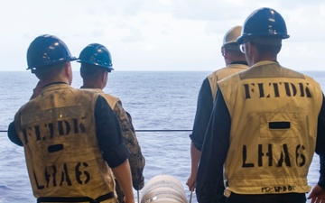 USS America (LHA 6) Conducts Oceanic Data Collection