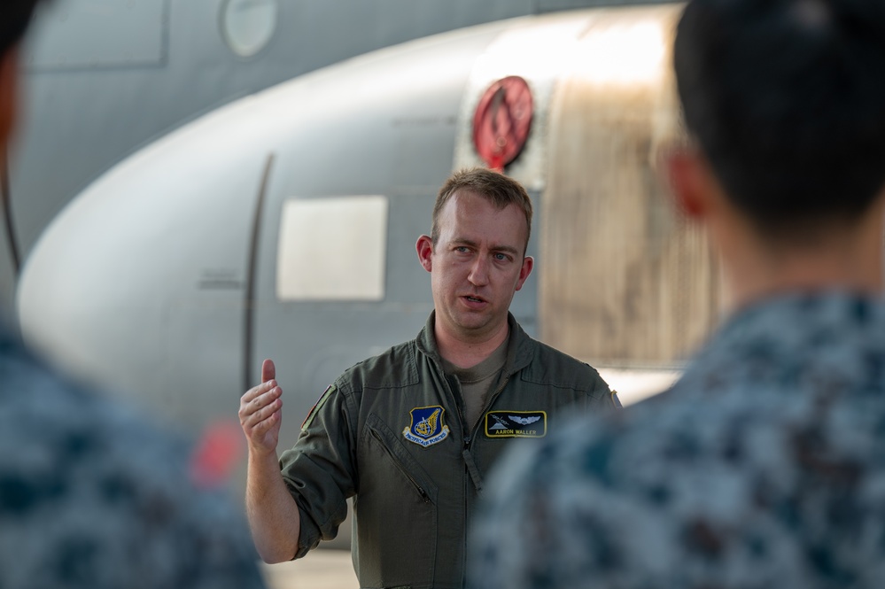 374 AW hosts JASDF personnel for C-130J static display tour